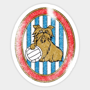 Retro Huddersfield Town Sticker